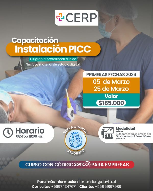 Instalación de PICC con apoyo ecográfica adulto pediátrico