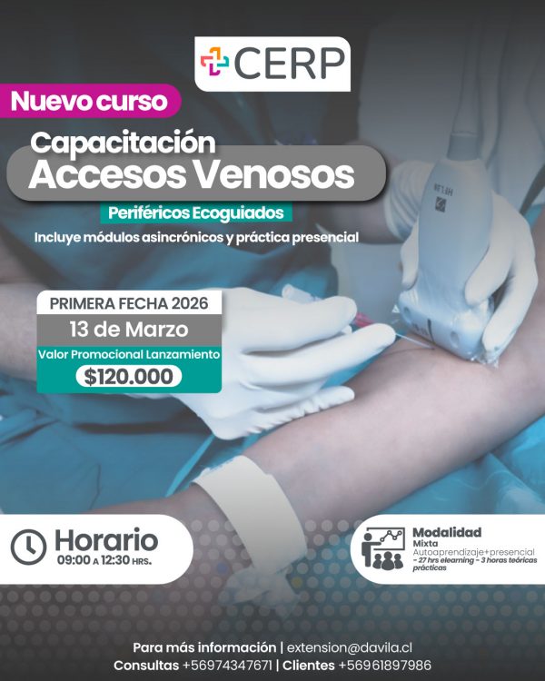 Capacitación Instalación de Accesos Venosos Periféricos Ecoguiados