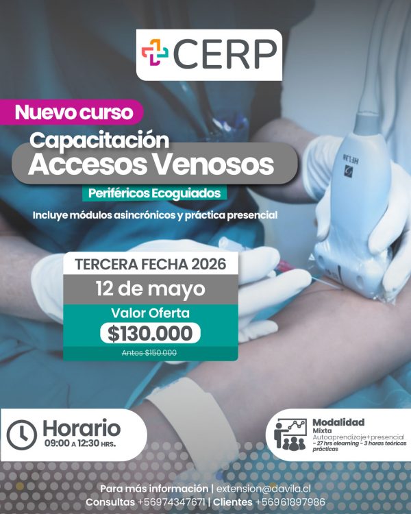 Capacitación Instalación de Accesos Venosos Periféricos Ecoguiados