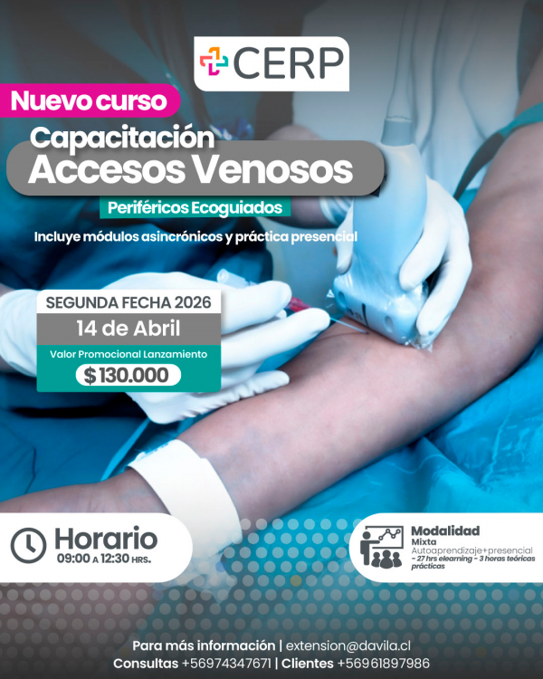 Capacitación Instalación de Accesos Venosos Periféricos Ecoguiados