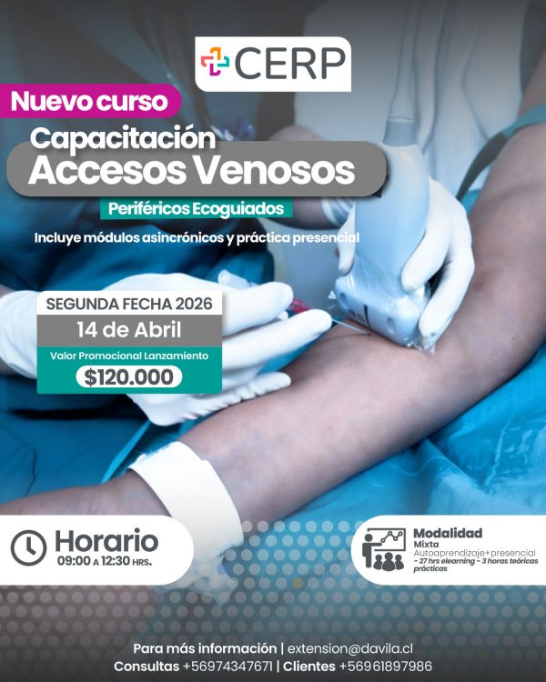 Capacitación Instalación de Accesos Venosos Periféricos Ecoguiados