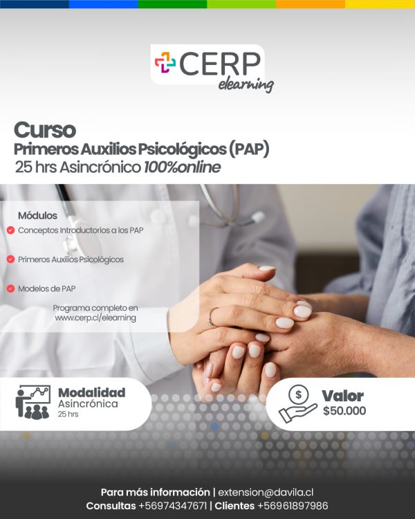 Curso Primeros Auxilios Psicológicos (PAP)