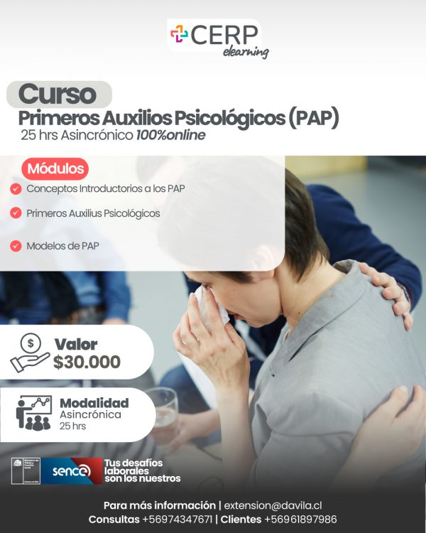 Curso Primeros Auxilios Psicológicos (PAP)